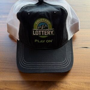 Colorado Lottery - Black & White Cap
